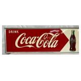 Coca-Cola Self-Framed Tin Sign, 54in x 18in