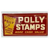 Polly Stamps Self-Framed Metal Sign, 36in x 18in