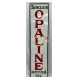 Porc. Sinclair Opaline Motor Oil Vertical Sign, 15