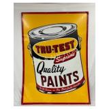 Tru-Test Supreme Quality Paints Metal Sign, 48x64