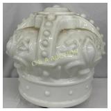 Early Milk Glass Crown Globe , 17-Inch Diameter