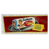 Emb. Sunbeam White Enriched Bread Sign, Self