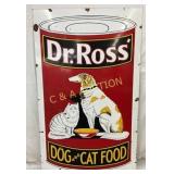 DS Porc. Dr. Ross Dog and Cat Food Sign, 36×60 Inc