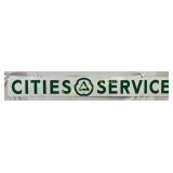 SSP Cities Service Sign, 99in x 12in
