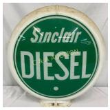 Sinclair Diesel Plastic Body Gas Pump Globe, 13-In