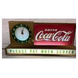 Coca-Cola Countertop Light-Up Glass Front Display