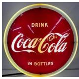 Coca-Cola Bubble Face Light-Up Plastic Sign, 16 I