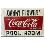 Coca-Cola Porcelain Sign, 68in x 49in, from Johnny