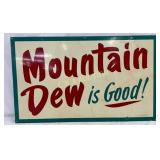 1963 Mountain Dew SS Metal Sign, 30in x 18in