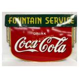 DSP Coca-Cola Fountain Service Sign, 63×42 Inches