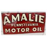 Amalie Motor Oil DS Sign, 20 x 10 Inches