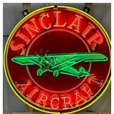 Sinclair Aircraft Neon Sign, 48in.