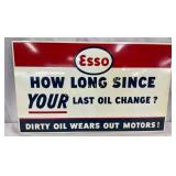 Esso How Long Since You Last Oil Change?'