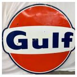 Gulf Oil Dog Ear Sign, 6-Foot Diameter