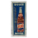 Pepsi-Cola Double Dot Thermometer, 6in x 15in