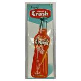 Emb. Orange Crush Metal Sign, Stout Sign Co.,