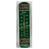 Early Porc. Curlee Clothes Thermometer, 7 x 27 In