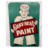 1955 DS Gray-Seal Paint Advertising Metal Sign, 48