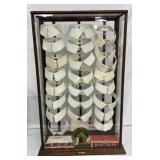 Early Oak Store Collars Display 19 x 31x 7