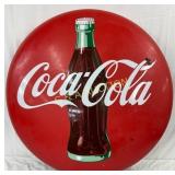 48in. Coca-Cola Button w/Bottle Graphic