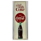 Things Go Better with Coke Self Framed Sign, w/bot