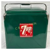 Emb. 7UP Drink Cooler, Professionally Restored, 18