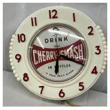 Charry Smash Lexan Clock, 8in.