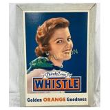Whistle Soda Self Framed Display Card, 15in x 20in