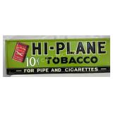 Hi-Plane Tobacco Embossed Tin Advertising Sign, 35