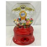 Early Ford Gum Ball Machine with Red Base, Measure
