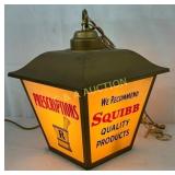 Illuminated Squibb Promotional Hanging Pharmacy La