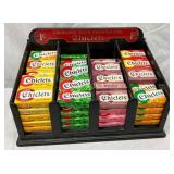 Chiclets Gum Advertising Display Rack with Product