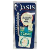 Emb. Oasis Filter Cigarettes Metal Thermometer, 6