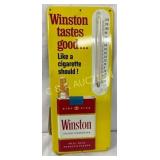 Emb. Winston CigarettesThermometer, 6 x 14 Inches