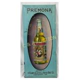 Premona Beer Tin Sign by The Kamm & Schellinger Br