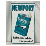 Newport Metal Sign w/Pack Graphics, 11in x 19in