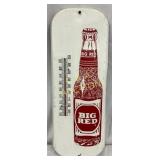 Big Red Beverage Metal Thermometer, 6×16 Inches