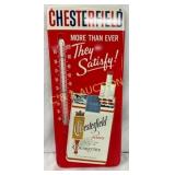 Emb. Chesterfield Cigarettes Thermometer, 6 x 14 I