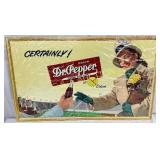 Dr Pepper Cardboard Sign, 25in x 15in