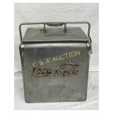Embossed Coca-Cola Cooler 14in x 14in