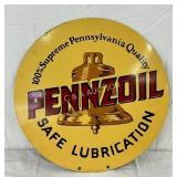 DSP Pennzoil Sign, Contemporary, 21 inches