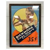 Bickmore Easy Shave Cream Framed Display, 21in x 2