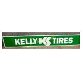 Kelly Tires 96ï¿½ï¿½ x 15ï¿½ï¿½ Green and White Metal Sign
