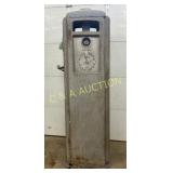 Early Tokheim Gas Pump with Clock Face Display