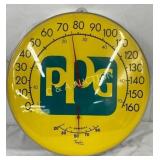 PPG-Branded Thermometer with Humidity Gauge, 18in