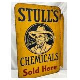 Stullï¿½s Chemicals Metal Flange Sign, 18 x 27 1/2