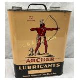 2g. Archer Lubricants Tin Can with Archer Graphic,