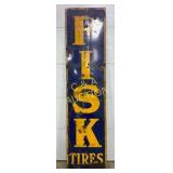 SSP ï¿½Fisk Tiresï¿½ Advertising Sign, 96ï¿½24 Inches