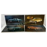 (4) Dealership Cardboards Featuring: Chevrolet, Ce