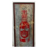 Lone Star Beer Large Metal Sign, 32in x 73in